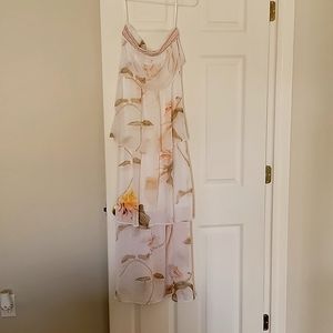 Birdsof Paradise Strapless Dress